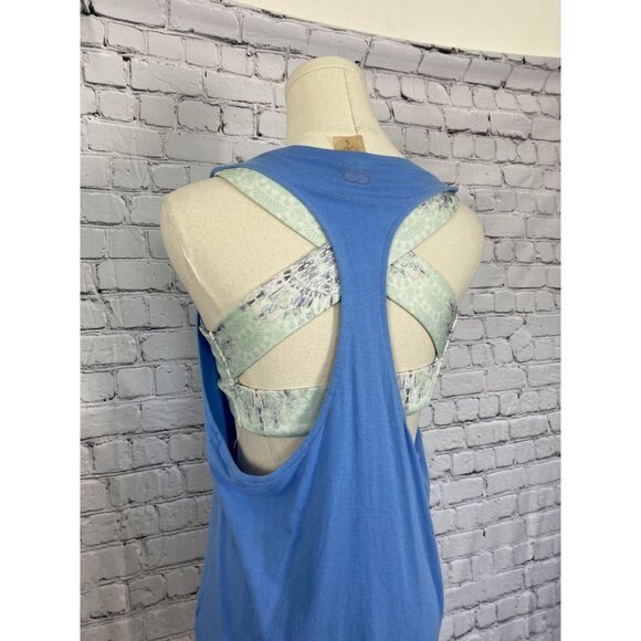 ⭐ 3/$15 Calia Small Blue Tank Sports Bra Combo Workout Top - Picture 7 of 9